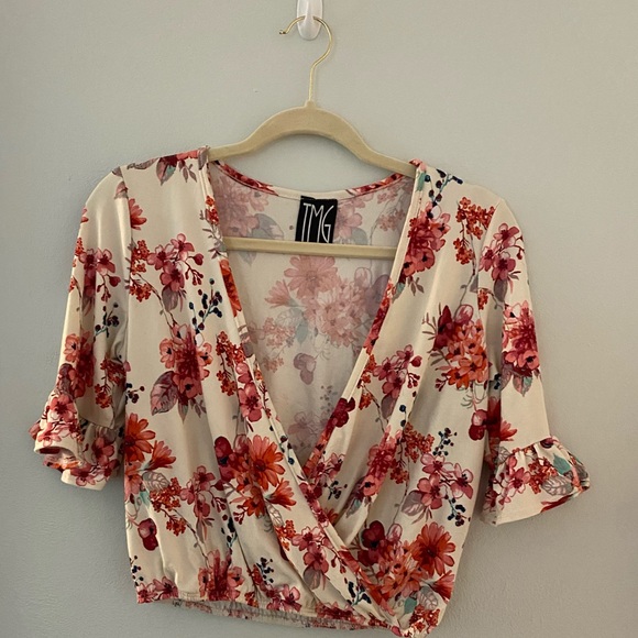 Tops - TMG Floral Crop Top